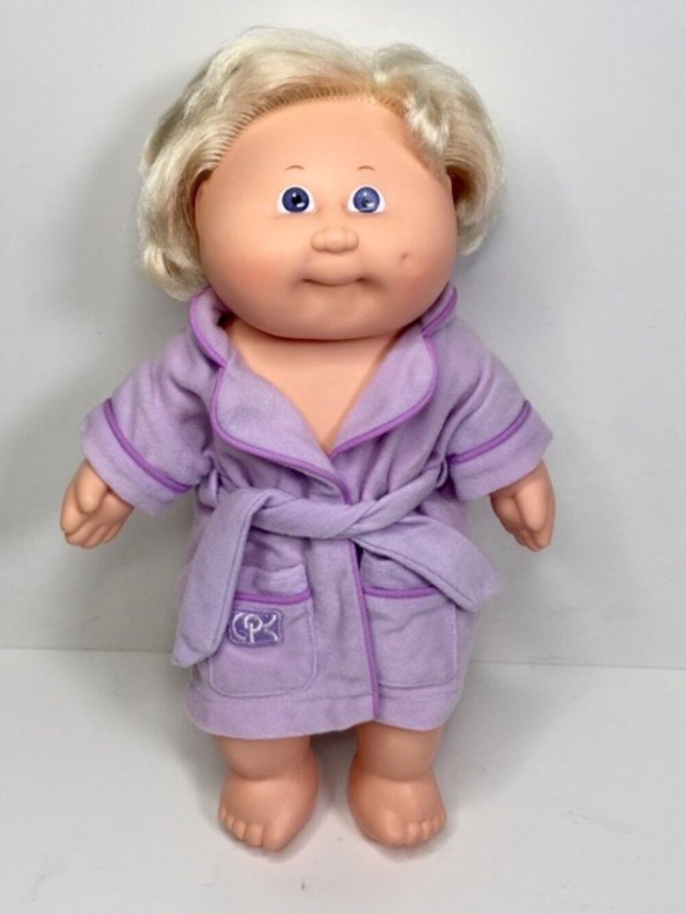 Vintage 1980s Cabbage Patch Kids Splashin Kids Girl with Purple Robe 1987